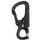 EASHOOK-OPEN - Mousqueton connecteur PETZL Eashook Open - Couleur noir