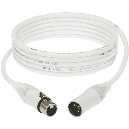 Cordon XLR 3 femelle - XLR 3 mâle - 2 x 0,22mm² - Longueur : 3m