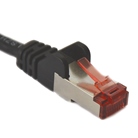 Cordon Ethernet CAT. 6a S/FTP - RJ45/RJ45 - Couleur NOIR - Long. 50cm