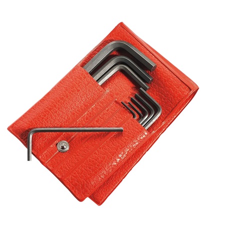 Jeu de 13 clés Allen ''6 pans'' mâles longues à tête sphérique - FACOM