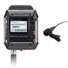 Enregistreur portable 24bits/96kHz avec micro cravate inclus F1 ZOOM