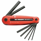 Jeu de 7 clés Allen ''6 pans'' mâles Facom - métrique 2.5 à 10mm