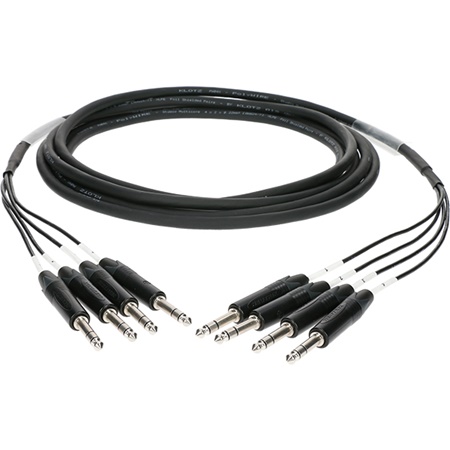 Multipaire analogique 4 JACK 6,35 STEREO mâle - mâle - 3m KLOTZ CABLES