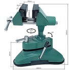 Etau compact sur ventouse, rotatif 360° - VELLEMAN