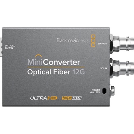 Convertisseur Blackmagic Design Mini Converter Optical Fiber 12G-SDI