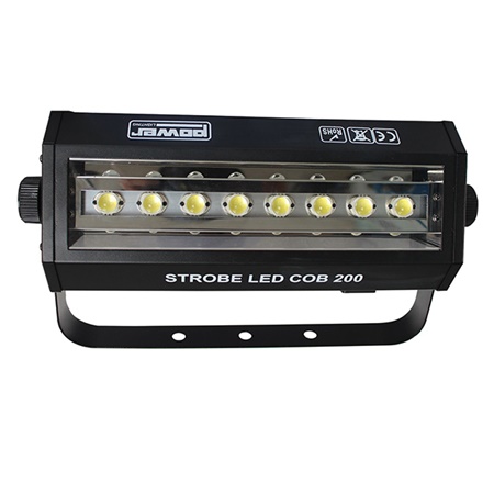 Stroboscope LED 8 x 25W mode auto/music/manuel/DMX