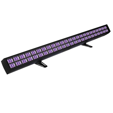 Barre LED UV 48 x 3W ouverture 60° pilotable en DMX