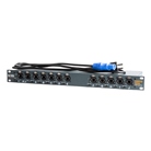 Splitter booster DMX/RDM 1 entrée 10 sorties en RJ45 rackable SRS