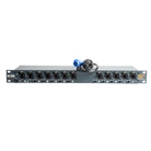 Splitter booster DMX/RDM 1 entrée 10 sorties en RJ45 rackable SRS