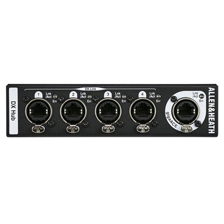 Hub 4 ports pour racks DX Allen & Heath