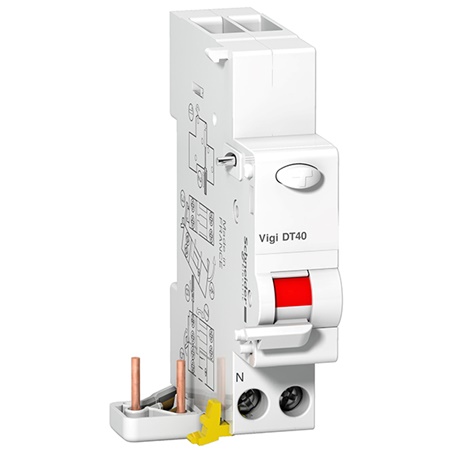 Bloc différentiel 1P+N DT40 Maxi 25A 300mA type Ac SCHNEIDER A9N21451