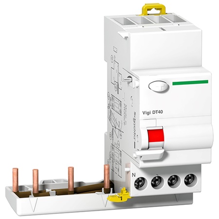 Bloc différentiel 4P DT40 Maxi 25A 300mA type Ac SCHNEIDER A9N21471