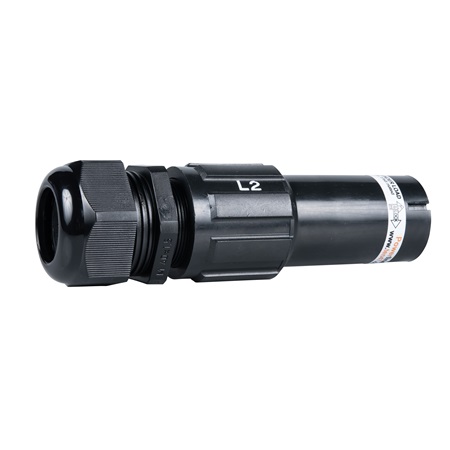 Fiche PowerLock® femelle source 750A noire