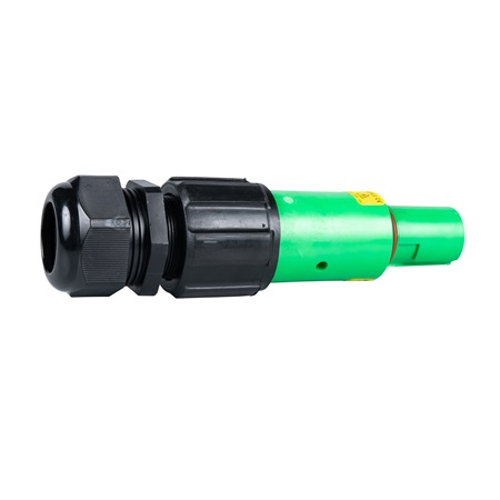 Fiche PowerLock® drain mâle 750A verte - LA BS