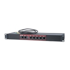 Splitter booster DMX/RDM Swisson 1:5+1 connecteurs RJ45 rackable 1U