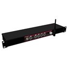 Splitter booster 1:5+1 DMX 5pts standard CRMX rackable 1U Swisson