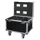 FLIGHT-4SHARK - Flight-case pour 4 projecteurs SHOWTEC Shark Spot One