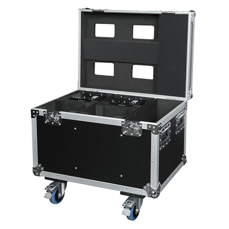 Flight-case pour 4 projecteurs SHOWTEC Shark Spot One