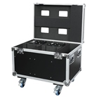 FLIGHT-4SHARKFX - Flight-case pour 4 projecteurs SHOWTEC Shark Beam FX One