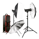 Kit de 2 flashes de studio Led GODOX SK400II-V-E pour boitier Canon