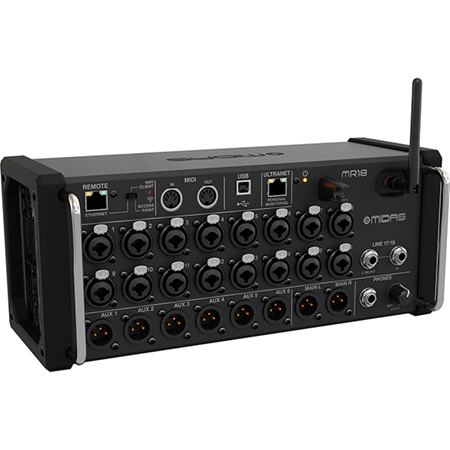 Console numérique 16 voies contrôle à distance WIFI MR18 Midas