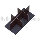 CLOISON-KIT3X2-4 - Kit de cloisonnage en bois 3x2 pour malle de type 1200 x 600 x 600mm