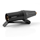 DAD6001BC - Adaptateur DPA microdot vers XLR 3 mâle avec alim phantom 48V