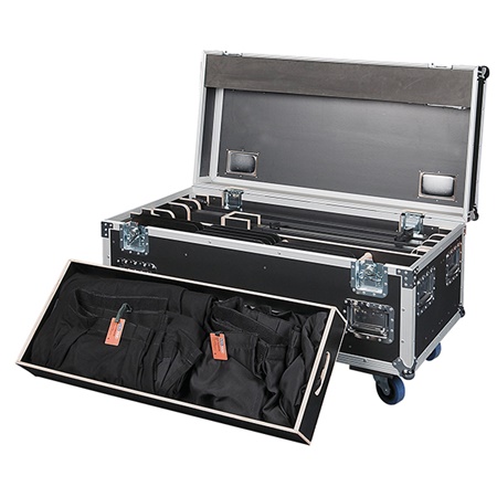 Flight-case DAP Audio pour le transport de WENTEX Pipe and Drape