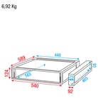 Rack 19'' classique économique SHOWGEAR - Profondeur standard - 2U