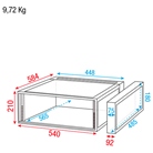 Rack 19'' classique économique SHOWGEAR - Profondeur standard - 4U