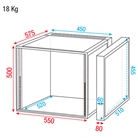 Rack 19'' classique économique SHOWGEAR - Profondeur standard - 10U