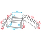 Mini régie 19'' SHOWGEAR Combi case 4U (vert.) x 10U (horiz.)