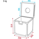 Flight-case SHOWGEAR pour une boulle à facette diamètre 30cm