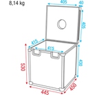 Flight-case SHOWGEAR pour une boulle à facette diamètre 40cm