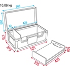 Flight-case/Valise SHOWGEAR Conical Adapter Case