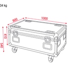 Flight-case SHOWTEC pour 4 projecteurs Helix 4000 Q4 ou S5000 Q4