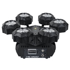 Projecteur d'effets stroboscopique laser, 6 têtes RGBW SHOWTEC Airwolf