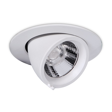 Lèche-mur LED circulaire TATIO - 3000K - 1250lm - 15W - 16° - Kosnic