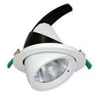 Lèche-mur LED circulaire TATIO - 3000K - 2000lm - 24W - 16° - Kosnic