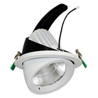 Lèche-mur LED circulaire TATIO - 5000K - 3100lm - 34W - 15° - Kosnic