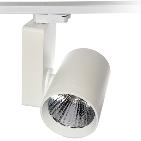 Spot LED sur rail ALOBA - 3000K - 2000lm - 15° - 24W - Kosnic