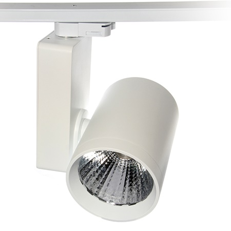 Spot LED sur rail ALOBA - 3000K - 2000lm - 38° - 24W - Kosnic