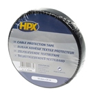 Tissu adhésif protecteur pour câbles HPX - 19mm x 25m Noir