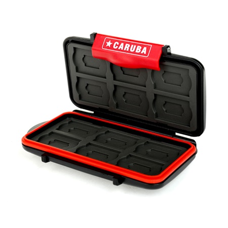 Etui rigide CARUBA MCC-5 pour 12 cartes mémoire SD et 4 MicroSD