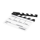 Clap de cinéma économique de type ''Velleda'' - Partie sup. Noir/Blanc