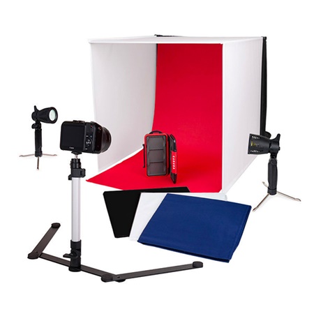 Mini kit de studio mobile CARUBA Portable Fotostudio 60 x 60 x 60cm