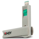 Clé pour verrous de ports USB type C ou Thunderbolt 3 LINDY - Vert