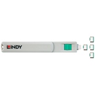 Clé pour verrous de ports USB type C ou Thunderbolt 3 LINDY - Vert