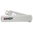 Clé pour verrous de ports USB type C ou Thunderbolt 3 LINDY - Blanc