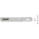 Clé pour verrous de ports USB type C ou Thunderbolt 3 LINDY - Blanc